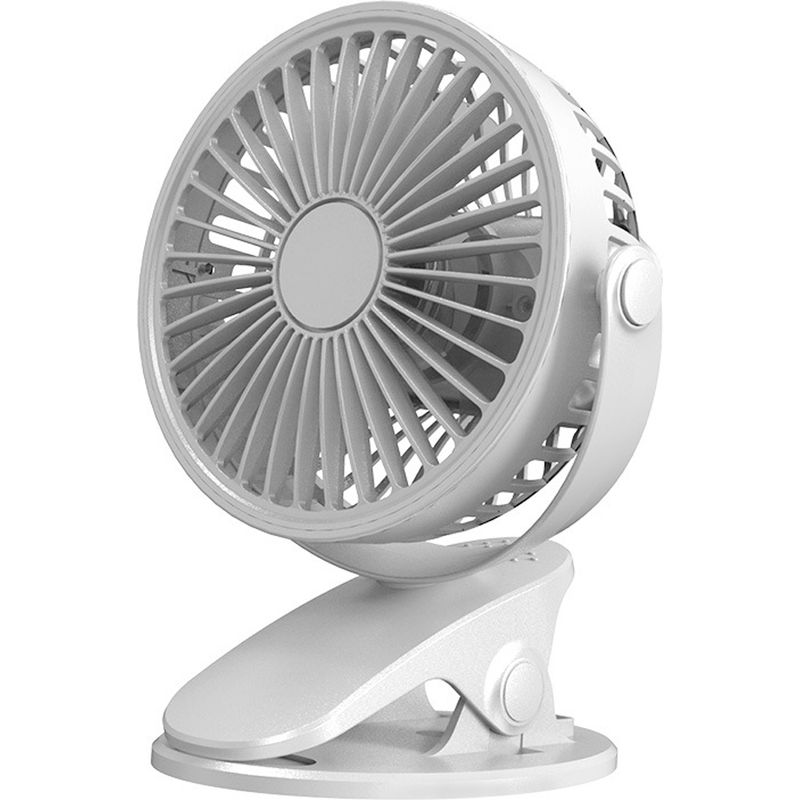 Tragbarer 3-stufiger Ventilator – Inklusive Befestigungsclip Und Usb-kabel – Für Büro Und Studentenzimmer – 1 Stück