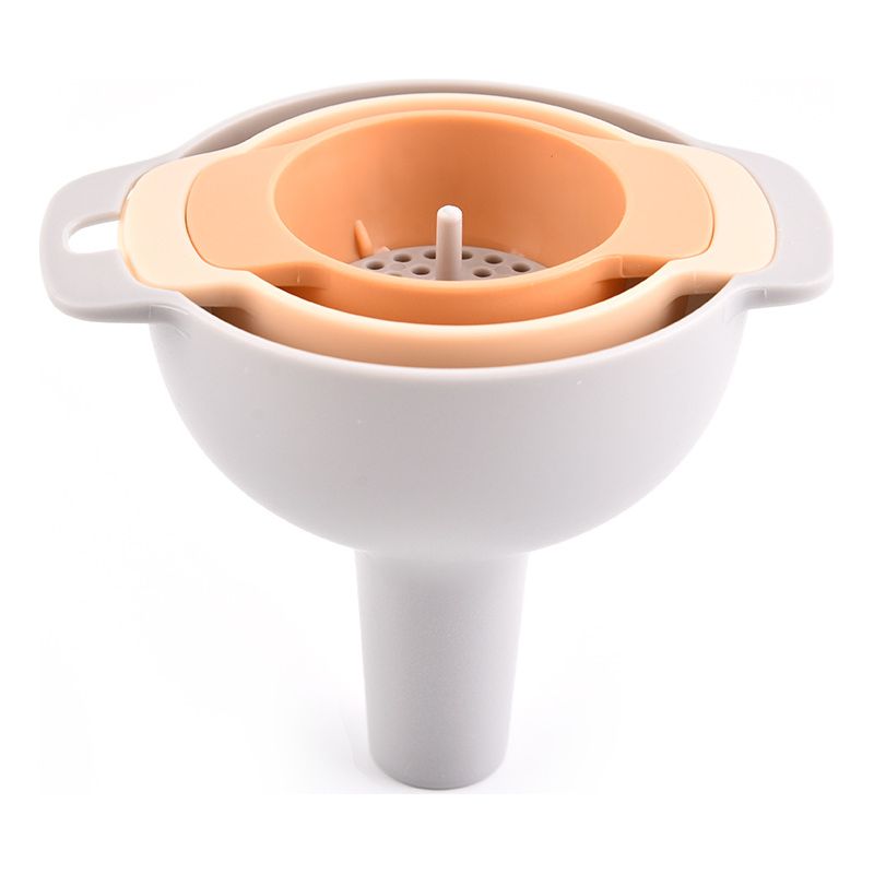 Küchentrichter Mit Filter Und Sieb – 3 Größen (klein, Mittel, Groß) – Für Öl, Flüssigkeiten, Pulver Und Lebensmittel – 3er-set