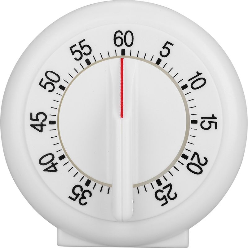 Runder Mechanischer Timer – Küchentimer 1 Bis 60 Minuten – Koch- Und Fitnesstimer – 1 Stück