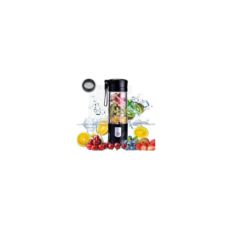 Tragbarer Standmixer – Usb-aufladbar – 350 Bis 420 Ml – Elektrisches Zitrusmesser – 4800-mah-akku – Edelstahl 305 – 1 Stück