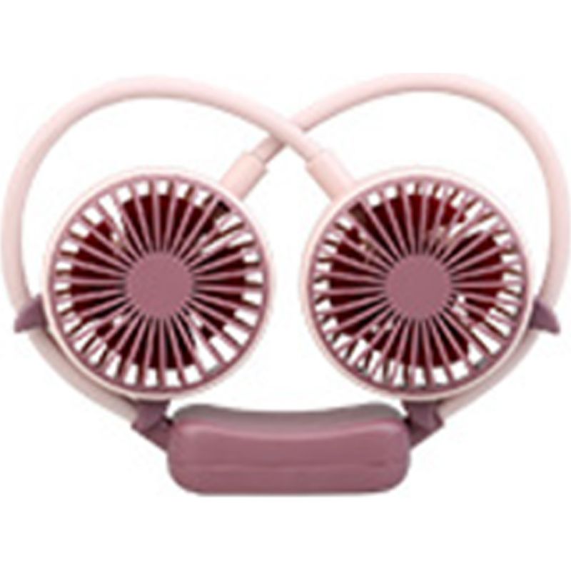 Tragbarer Ventilator – Freihändiger Usb-ventilator – Mini-ventilator Für Sport Und Büro – 3 Geschwindigkeitsstufen – Wiederaufladbarer Akku – 1 Stück