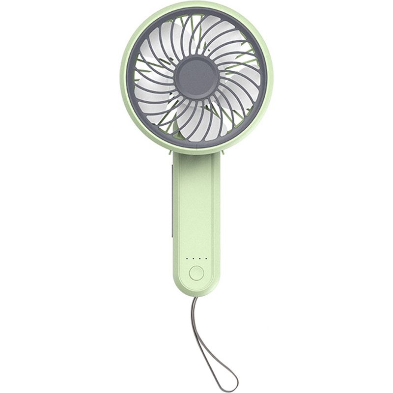Tragbarer Usb-ventilator – 180°-drehung – Wiederaufladbarer Akku – Für Büro, Studentenwohnheim, Zuhause – 1 Stück