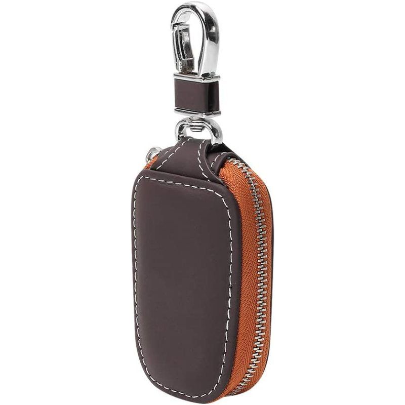 Etui Für Autofernbedienung – Weiches Und Strapazierfähiges Leder – Reißverschluss – Kompatibel Mit Standardfernbedienungen – 1 Stück