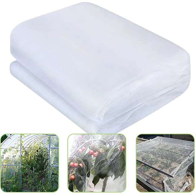 Insektennetz – Feinmaschenweite 0,5 Mm – 10 M X 2,5 M – Zum Schutz Von Gemüsepflanzen, Blumen Und Obst Im Garten – Wiederverwendbar, Uv-beständig