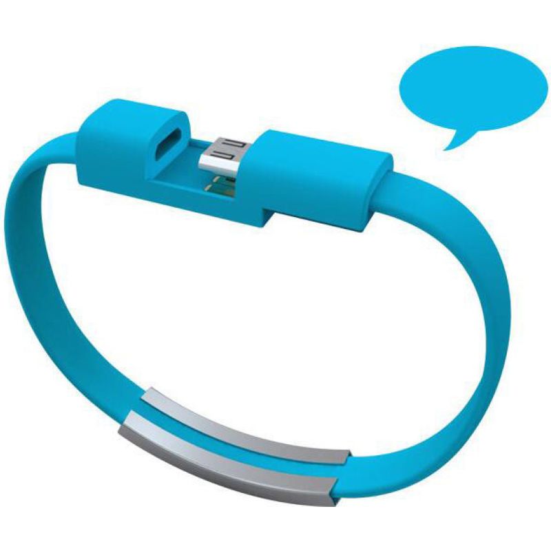 Ladekabel-armband – Usb-c, Lightning, Micro-usb – 21 Cm – Für Iphones Und Android-mobiltelefone – 2 Stück