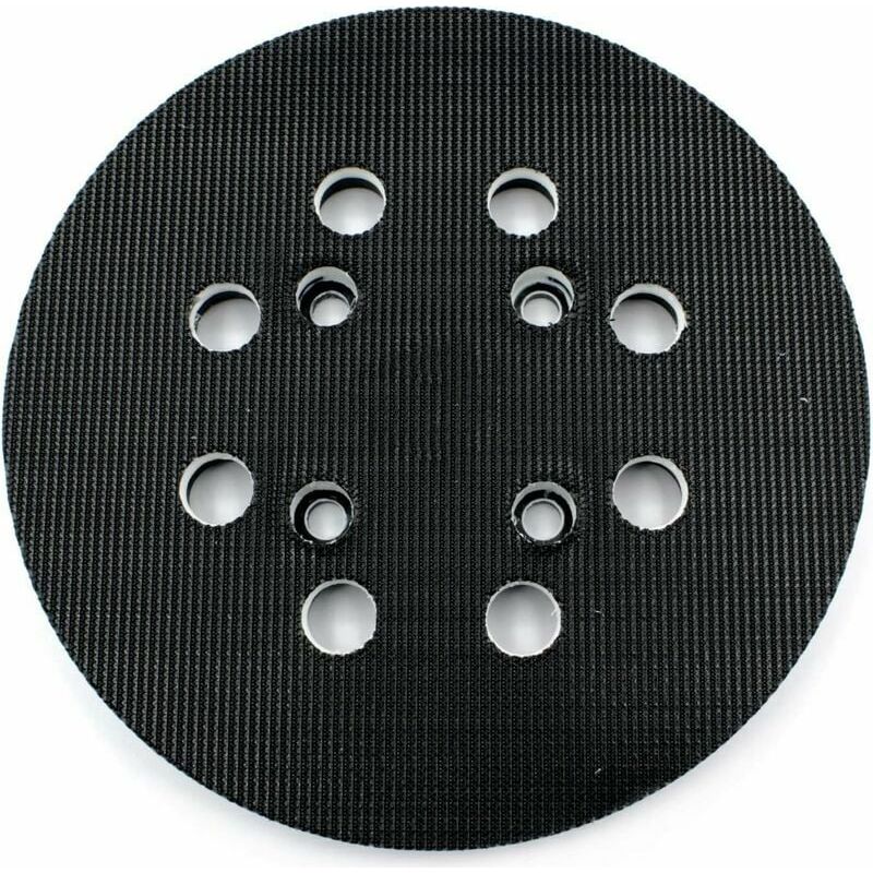 Schleifteller – Ø 125 Mm – 8 Löcher – Mittlere Härte – Für Exzenterschleifer – 1 Stück