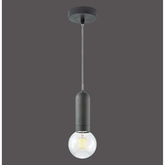 Just Light.Pendelleuchte Turn me 1-flammig Schwarz