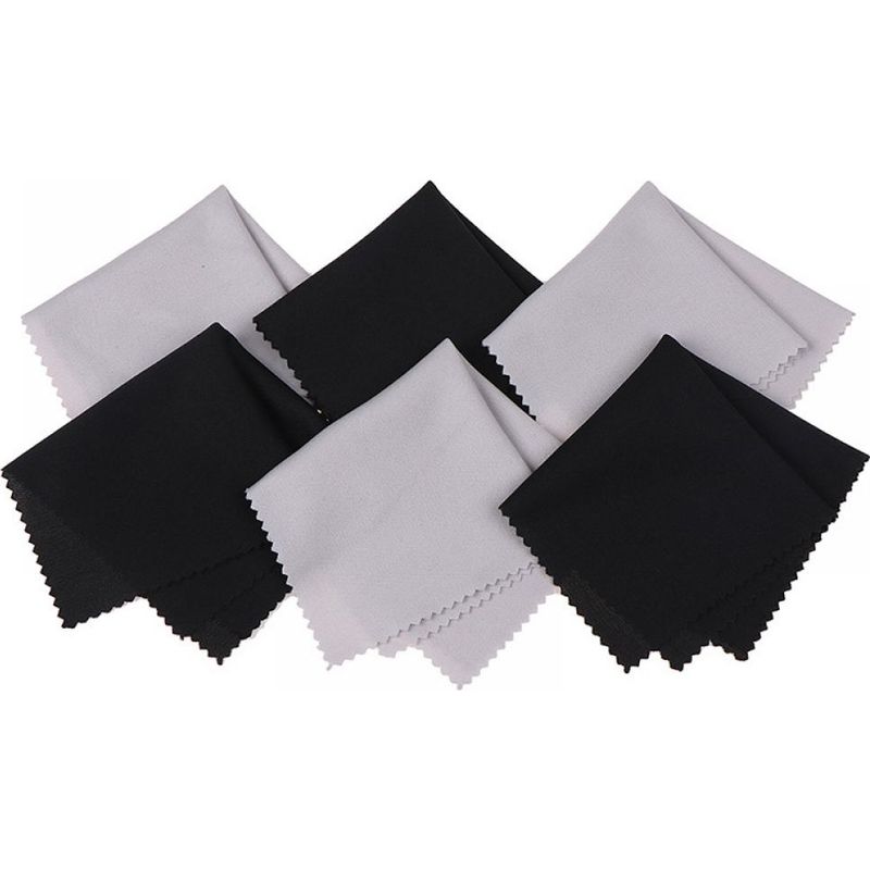 Reinigungstuch – Ultrafeine Mikrofaser 14,5 X 17,5 Cm – Für Bildschirme Und Glatte Oberflächen – 6er-pack