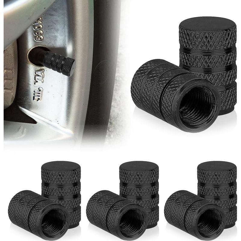 Reifenventilkappe – Eloxiertes Aluminium – Wasserdicht – Kompatibel Mit Auto, Fahrrad Und Motorrad – 17,5 X 10,5 Mm – 8er-pack
