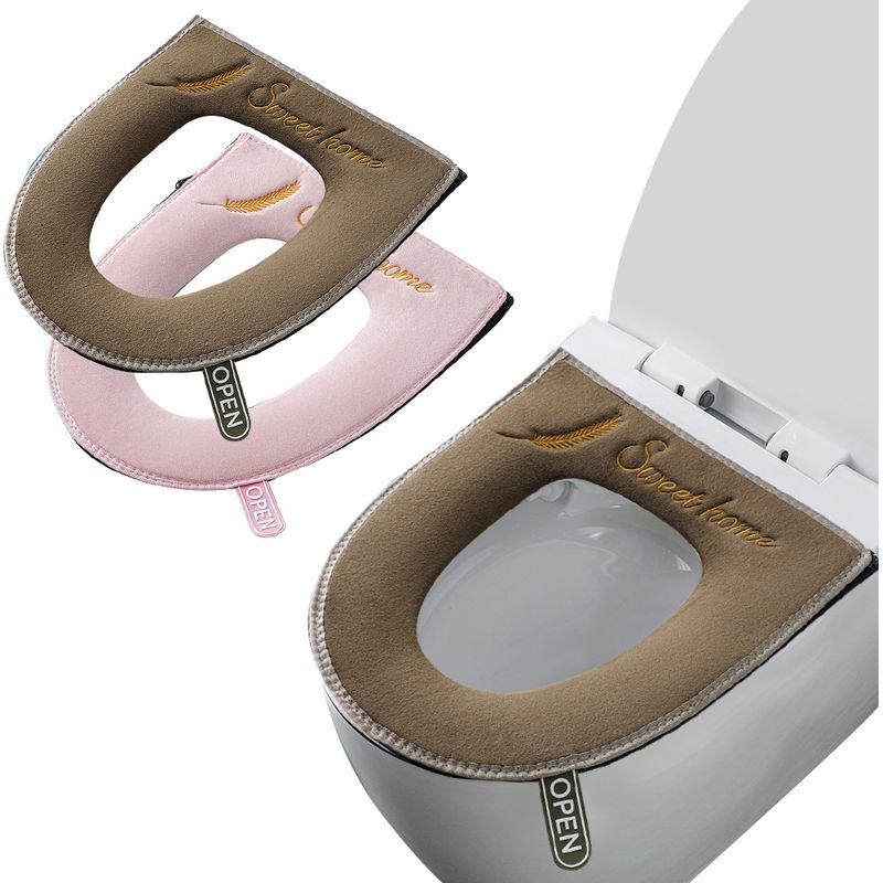 Wc-sitzkissen – Dickes Polyester Mit Pu-leder-rückseite – Kompatibel Mit Ouv-formen – 2 Stück