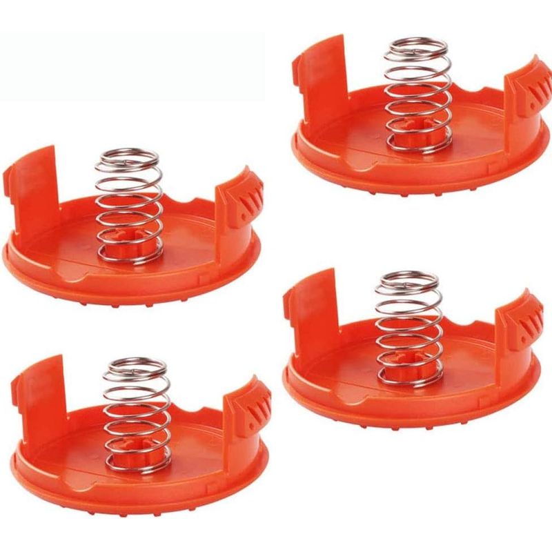 Ersatz-spulenkappe – Für Afs Rasenmäher Und Freischneider – Abs-kohlenstoffstahl – 4er-pack