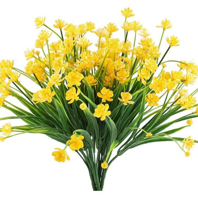 Künstliche Eukalyptuszweige – Blumen Für Die Innen- Und Außendekoration – 4 Sträuße – Länge 35 Cm – Breite 17 Cm