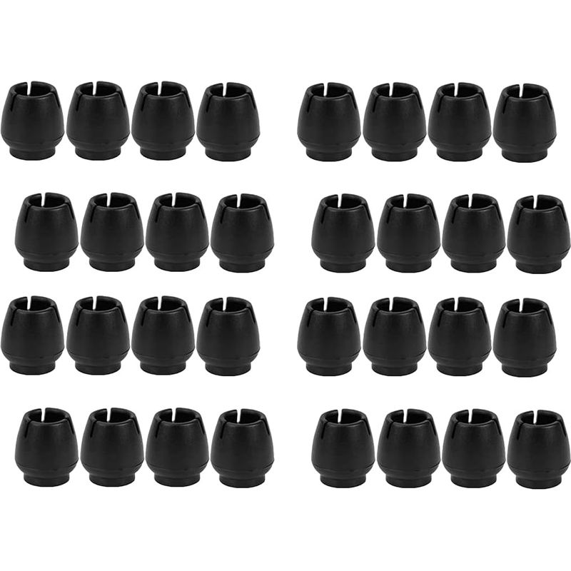 Silikon-stuhlbeingleiter – Durchmesser 12 Bis 17 Mm – Rutschfester Schutz Für Böden Und Möbel – 32er-packung