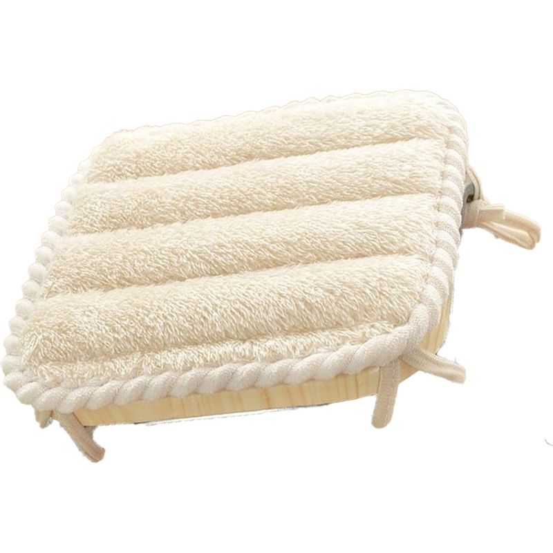 Sitzkissen – 45 X 45 Cm – Plüsch Und Polyester – Rutschfest Mit Gurten – Für Bürostuhl, Esszimmerstuhl, Rollstuhl, Autositz – 1 Stück