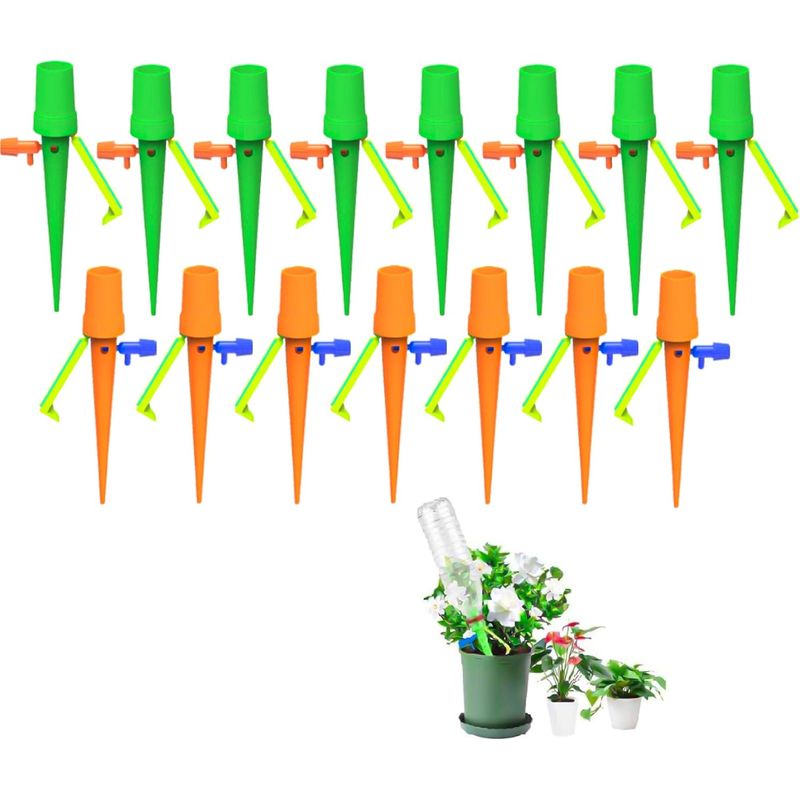 Tropfbewässerungsset – 15-teilig – Verstellbarer Wasserhahn Für Automatische Bewässerung – Für Zimmer- Und Gartenpflanzen – 1 Set