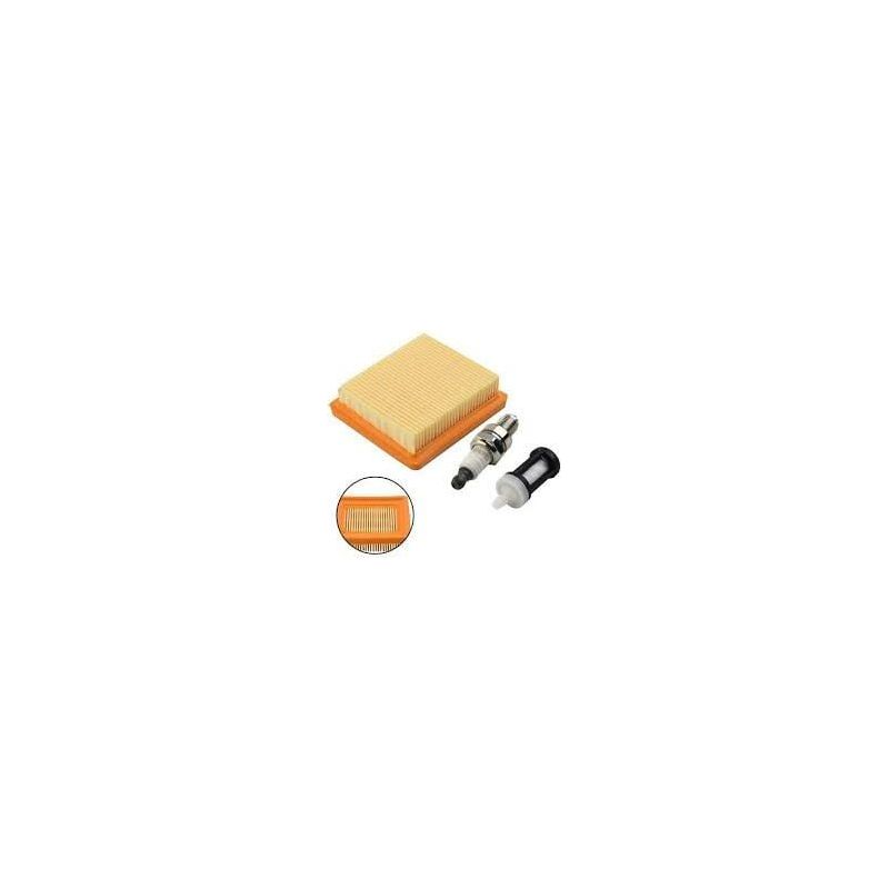 Luftfilter - Kraftstofffilter - Zündkerze - Für Stihl Freischneider Fs120 Fs200 Fs250 Fs300 Fs350 - 4-teiliges Set