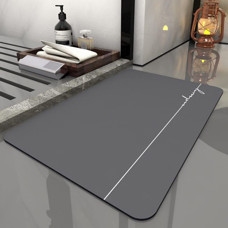 Badematte – Aus Kieselgur – Rutschfest – Saugfähig – Waschbar – Für Badewanne, Küche Und Badezimmer – 60 X 40 Cm