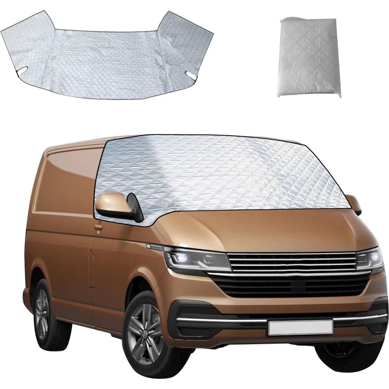 Windschutzscheibenabdeckung Für Vw T6 2016-2022, Front-sonnenschutz Gegen Uv-strahlen Und Frost, Thermoabdeckung Fürs Auto (vw T6 2016-2022)