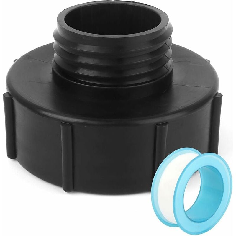 Ibc-adapter S100x8 Auf S60x6 – Reduzierstück Für Regenwassertanks – Kompatibel Mit Allen Ibc-marken – 1 Stück