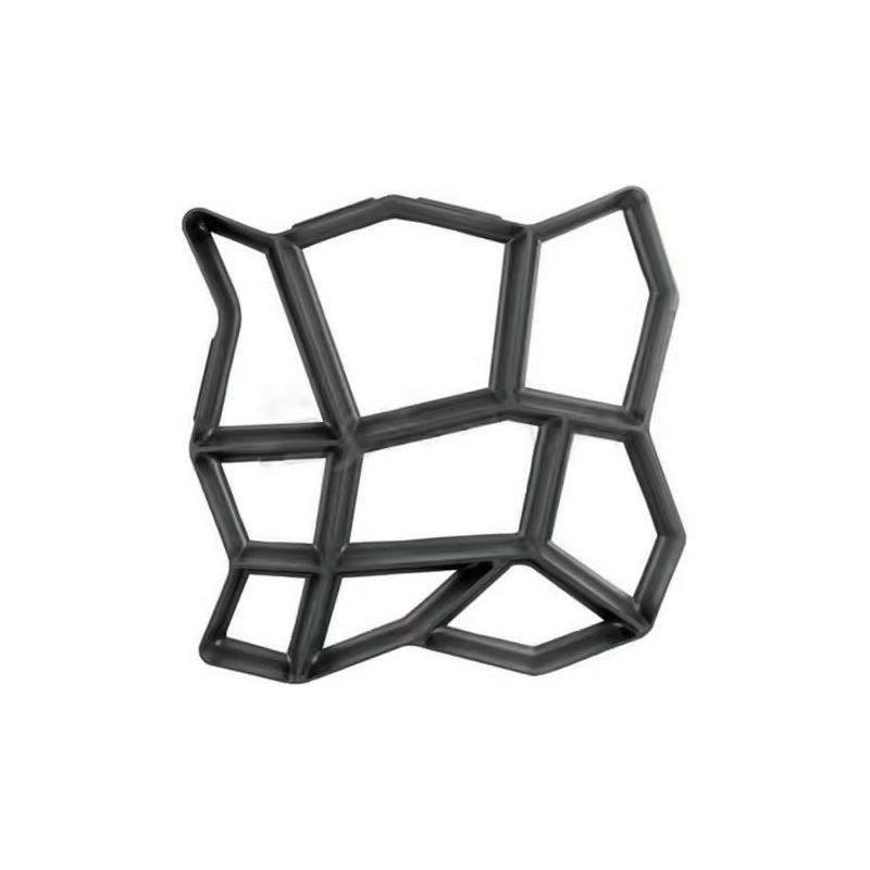Betonplattenform – 43 X 43 Cm – Unregelmäßige Form – Für Gartenauffahrt, Terrasse, Patio – Strapazierfähiges Pp – 1 Stück