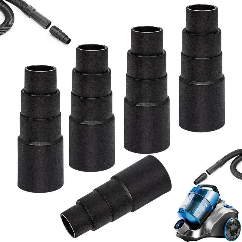 Staubsaugerschlauchadapter – Flexibles Pvc – Kompatibel Mit Schleifmaschinen, Stichsägen Und Bohrmaschinen – 5 Stück