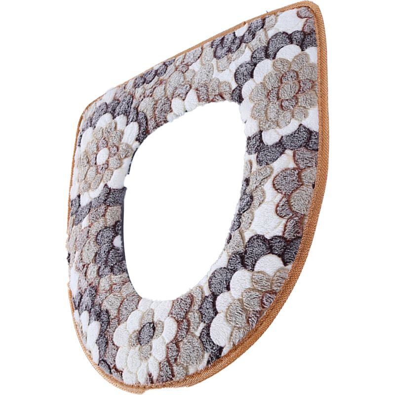 Wc-sitzmatte – 43 X 36 Cm – Durchgehender Reißverschluss – Weiche Flanellvorderseite – Wasserdichte Pu-gewebe-rückseite – Maschinenwaschbar – 1 Stück