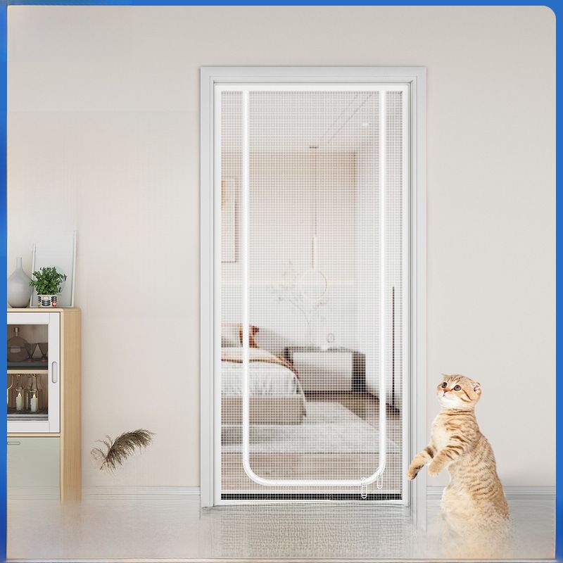 Schiebetürvorhang – Hält Katzen Und Welpen Fern – Mückenschutz – Für Balkon- Oder Innentüren – 1 Stück