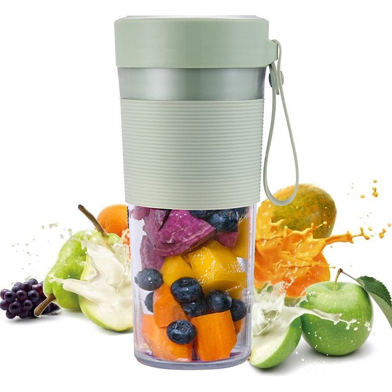 Tragbarer Bechermixer – 4 Edelstahlklingen (304) – 400 Ml – 40 W – Mit Eingebautem Akku – Für Smoothies Und Säfte