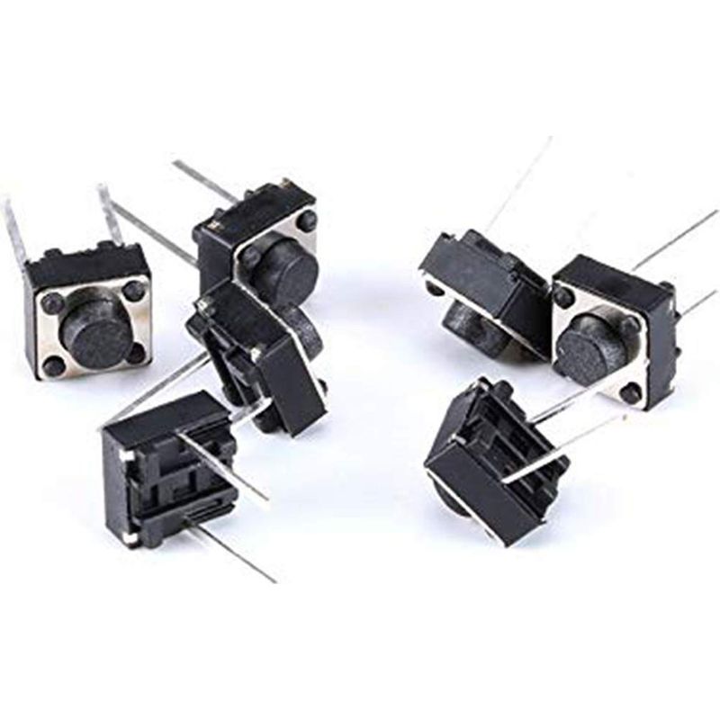 Taktiler Drucktaster - 6 X 6 X 5 Mm - 2-pin Dip - 12 V Dc 0,1 A - 100 Stück