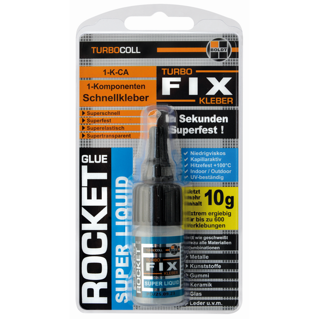 Boldt Schnellkleber Super Liquid Rocket Turbocoll TurboFix 10 g