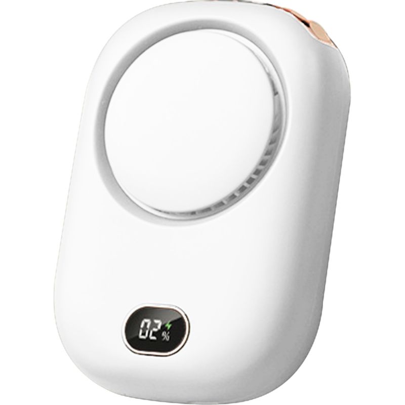 Nackenventilator – 2000 Mah – 3 Geschwindigkeitsstufen – Usb-aufladbar – Freihändig Tragbar – Für Büro, Outdoor Und Sportliche Aktivitäten – 1 Stück