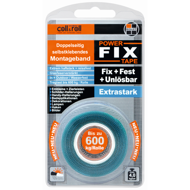 Boldt Montageband Fix und Unlösbar Turbocoll TurboFix 1,5 m