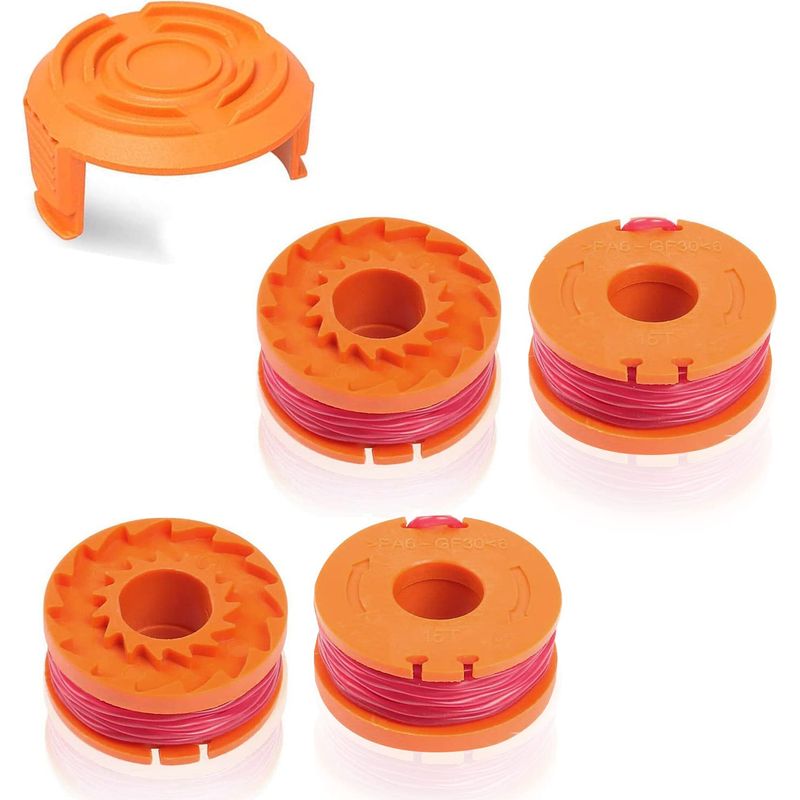 Schneidfaden Für Heckenscheren – 1,65 Mm – 3,05 M – Kompatibel Mit Worx-modellen Wg150 Bis Wg184e – 4 Spulen