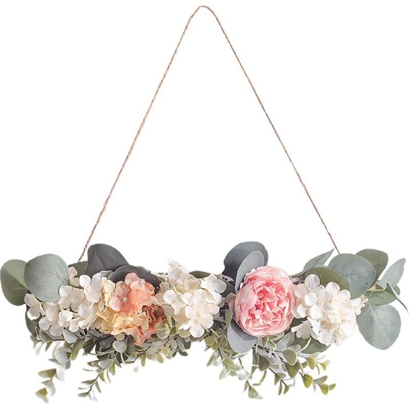 Künstliche Blumengirlande – Pfingstrose – Wanddekoration Für Frühling, Hochzeit, Ostern, Innenbereich – 1 Stück