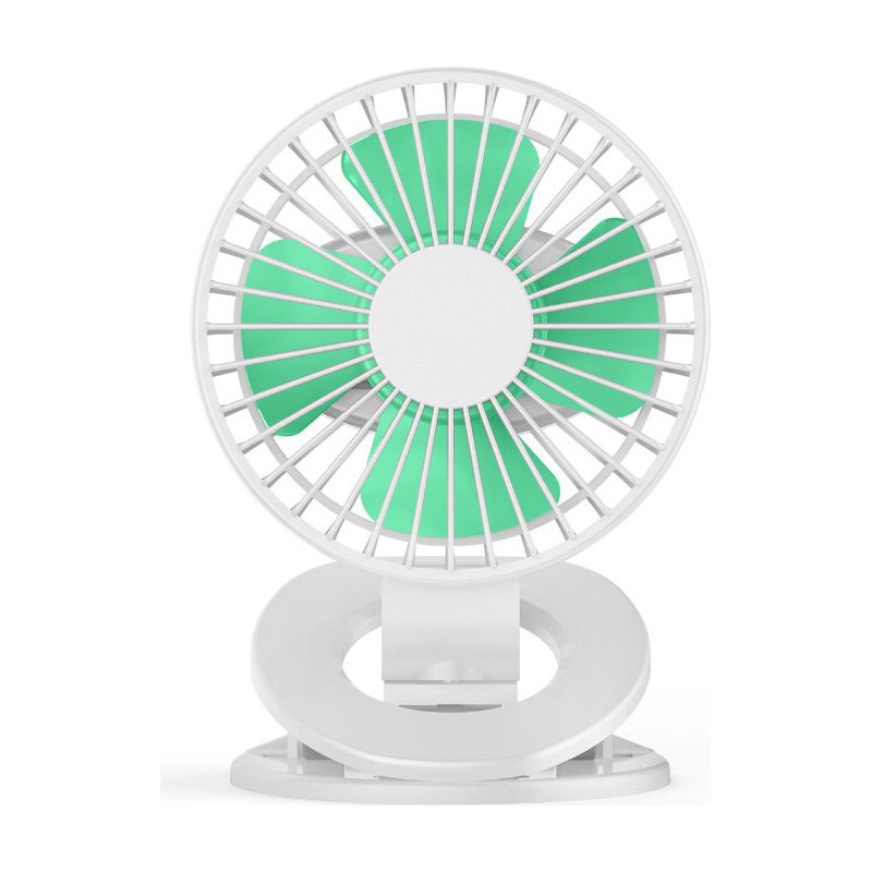 Kinderwagenventilator Zum Anclipsen – 3 Geschwindigkeitsstufen – Usb- Oder Batteriebetrieb – 360°-drehung – Rosa – 1 Stück