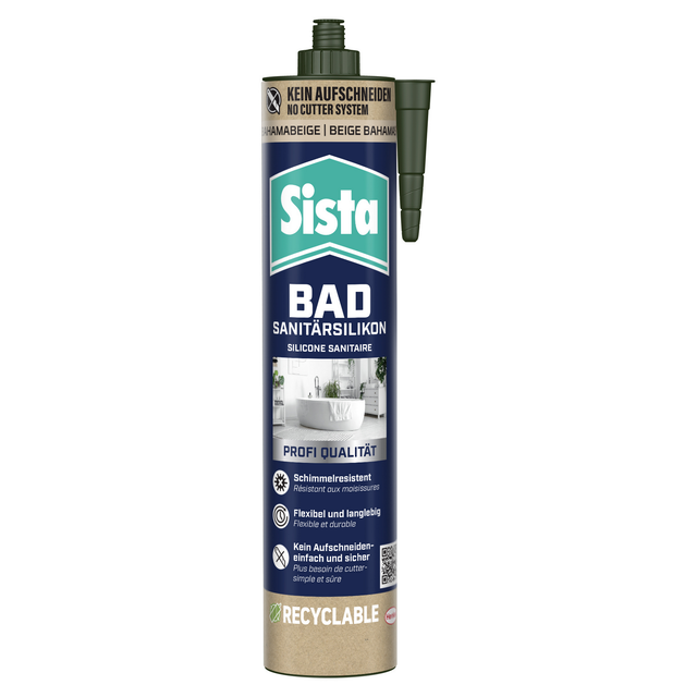 Sista Sanitär-Silikon für Bad & Küche Beige 280 ml
