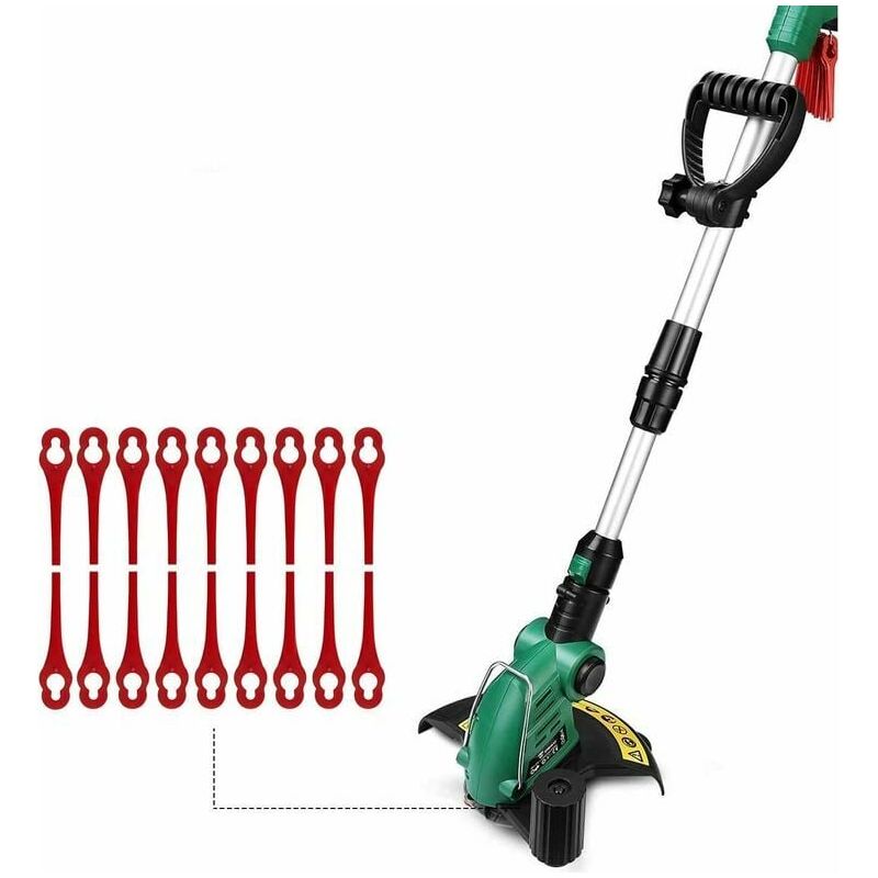 Ersatzmesser – 100 Stück – Für Florabest Frta 20 A1 Fat 18b2 Fat 18b3 Heckenschere – 8,3 Cm – Kunststoff