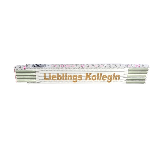 Stabila Zollstock mit Lasergravur Lieblings Kollegin 2 m