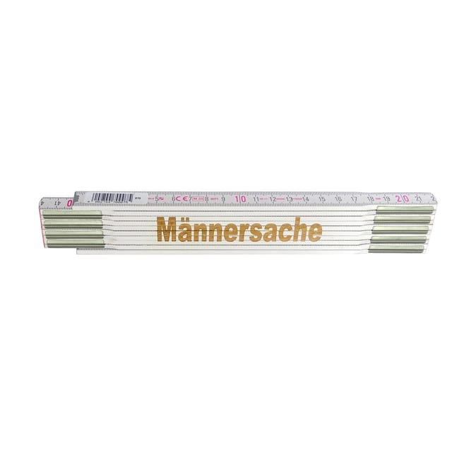 Stabila Zollstock mit Lasergravur Männersache 2 m