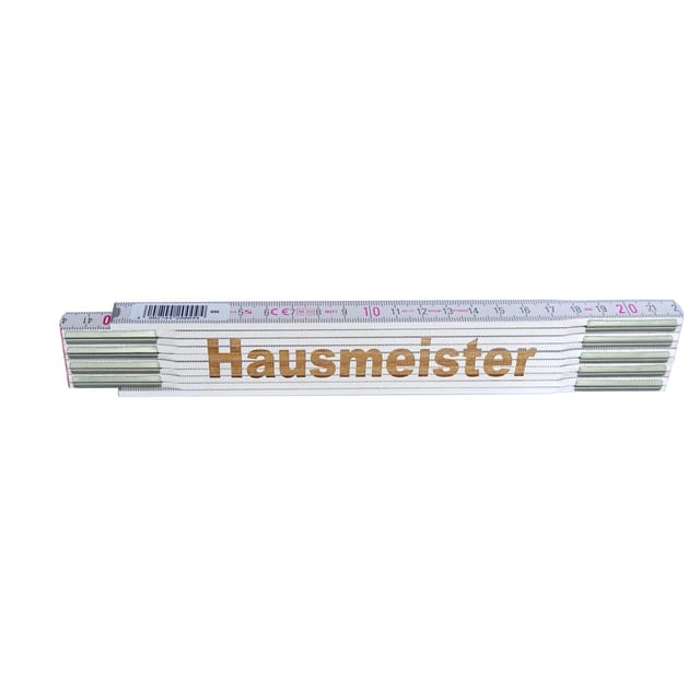 Stabila Zollstock mit Lasergravur Hausmeister 2 m