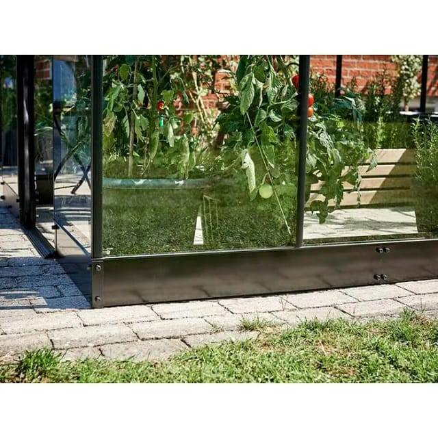 Halls Fundamentrahmen für das Gewächshaus Qube 66 Schwarz