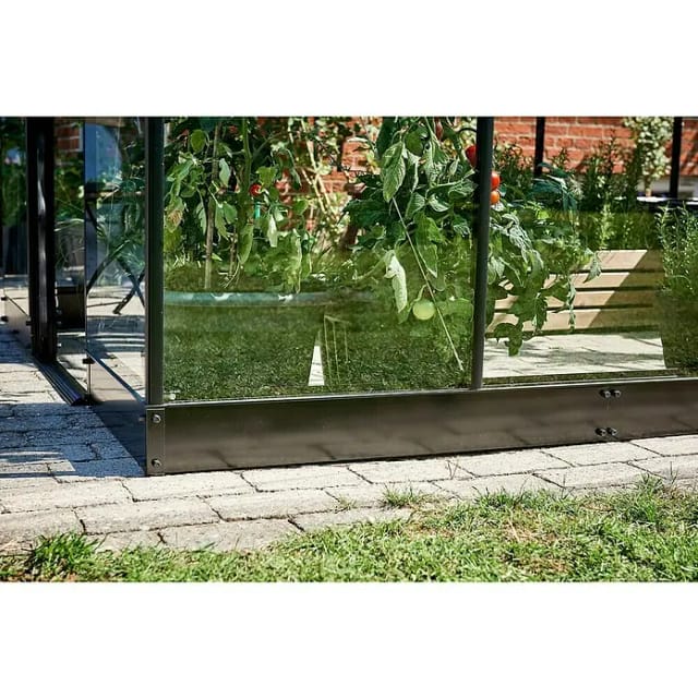 Halls Fundamentrahmen für das Gewächshaus Qube 68 Schwarz