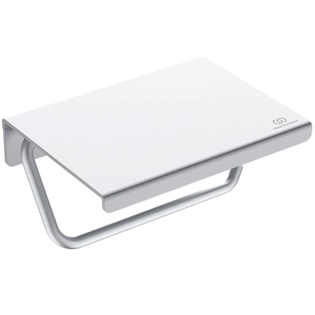 Ideal Standard Papierrollenhalter mit Ablage Silver