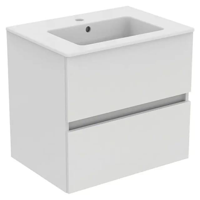 Ideal Standard Möbelpaket Eurovit+ Unterschrank und Waschtisch 61 cm Weiß