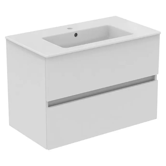 Ideal Standard Möbelpaket Eurovit+ Unterschrank und Waschtisch 81 cm Weiß