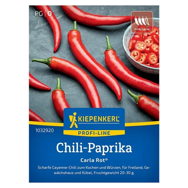 Kiepenkerl Profi-Line Chili-Paprika Carla Rot F1-Hybride