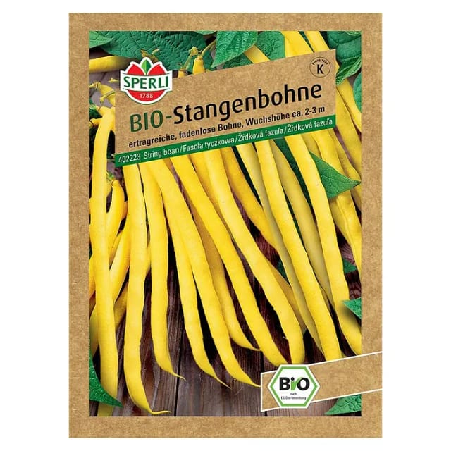 Sperli Bio Stangenbohne Gelb
