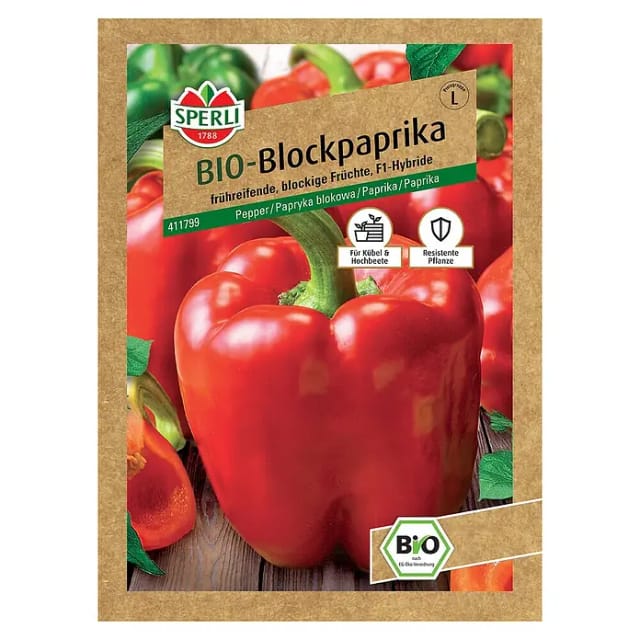 Sperli Bio Blockpaprika F1-Hybride