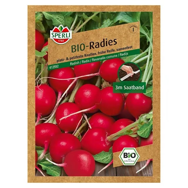 Sperli Bio Radieschen Saatband