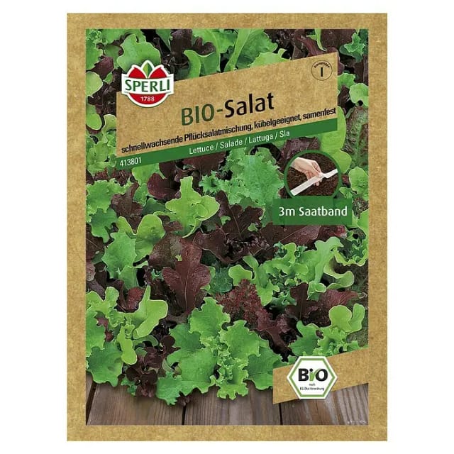 Sperli Bio Babyleafsalat Mischung Saatband